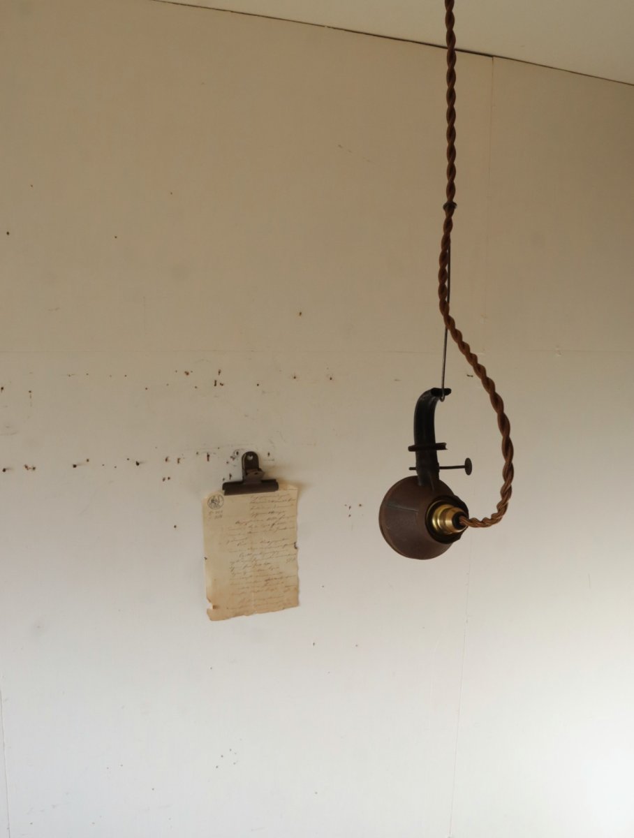 画像17: No.99　オイルランプ部品の吊り下げライト (17)