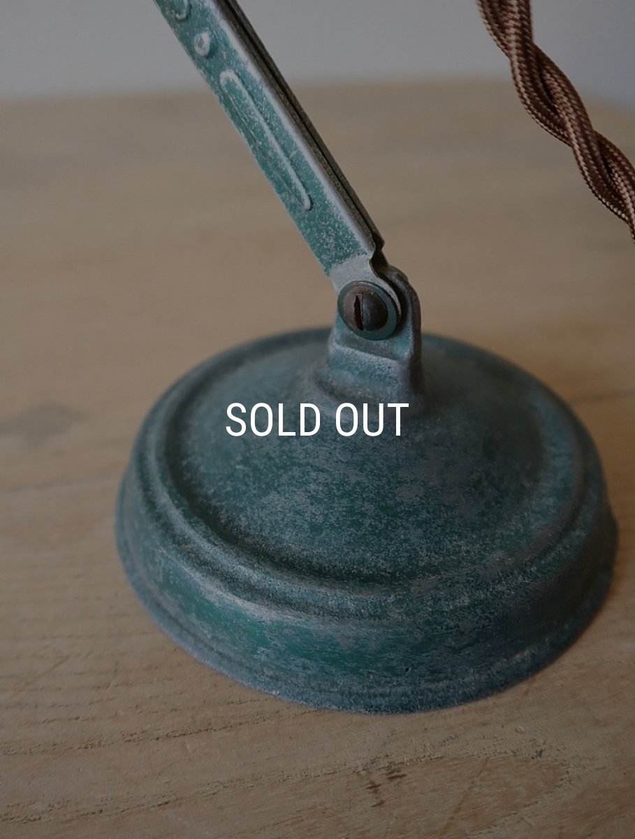 画像21: No.100　グリーン色の小型デスクライト (21)