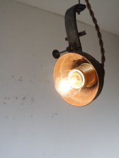 画像4: No.99　オイルランプ部品の吊り下げライト (4)