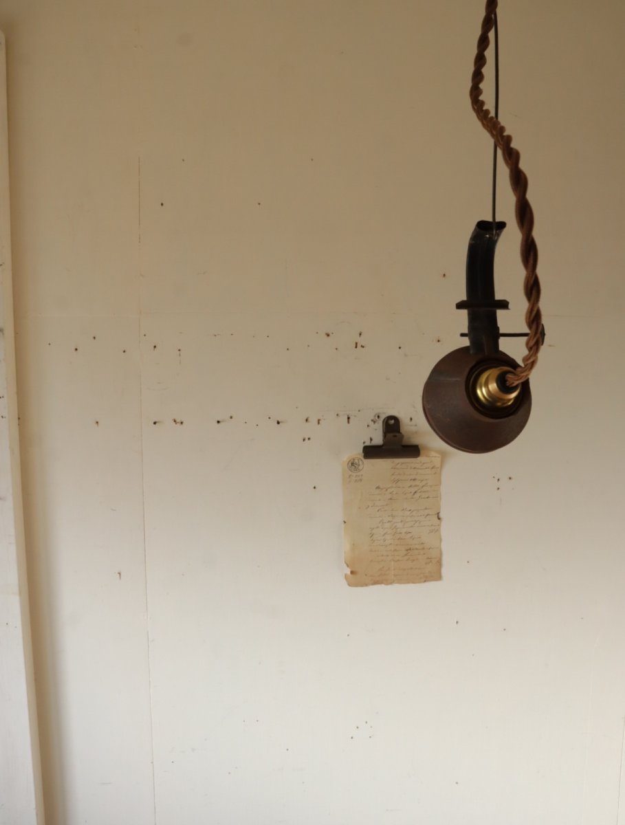 画像18: No.99　オイルランプ部品の吊り下げライト (18)