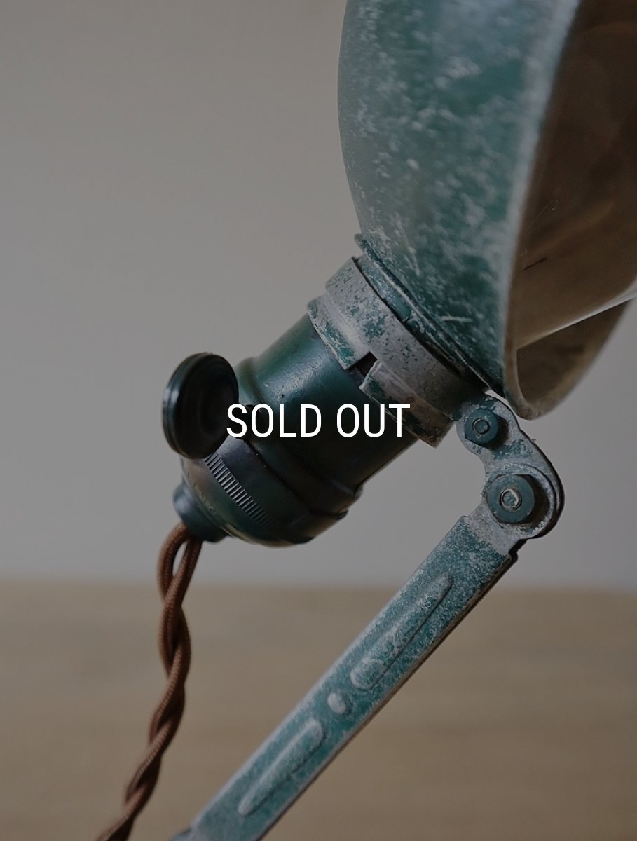 画像23: No.100　グリーン色の小型デスクライト (23)