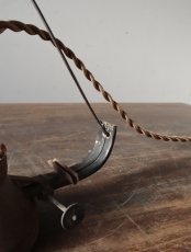 画像26: No.99　オイルランプ部品の吊り下げライト (26)