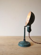 画像13: No.100　グリーン色の小型デスクライト (13)