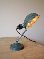 画像8: No.100　グリーン色の小型デスクライト (8)