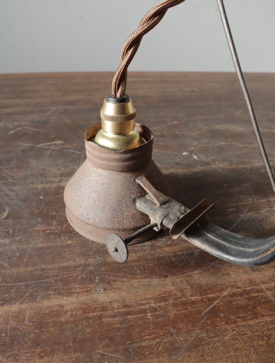 画像20: No.99　オイルランプ部品の吊り下げライト (20)