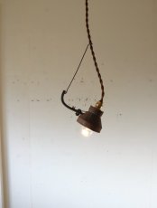 画像13: No.99　オイルランプ部品の吊り下げライト (13)