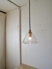 画像18: No.105　ガラス漏斗のペンダントライト(大) (18)