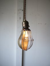 画像6: No.103　真鍮ガード付きペンダントライト (6)