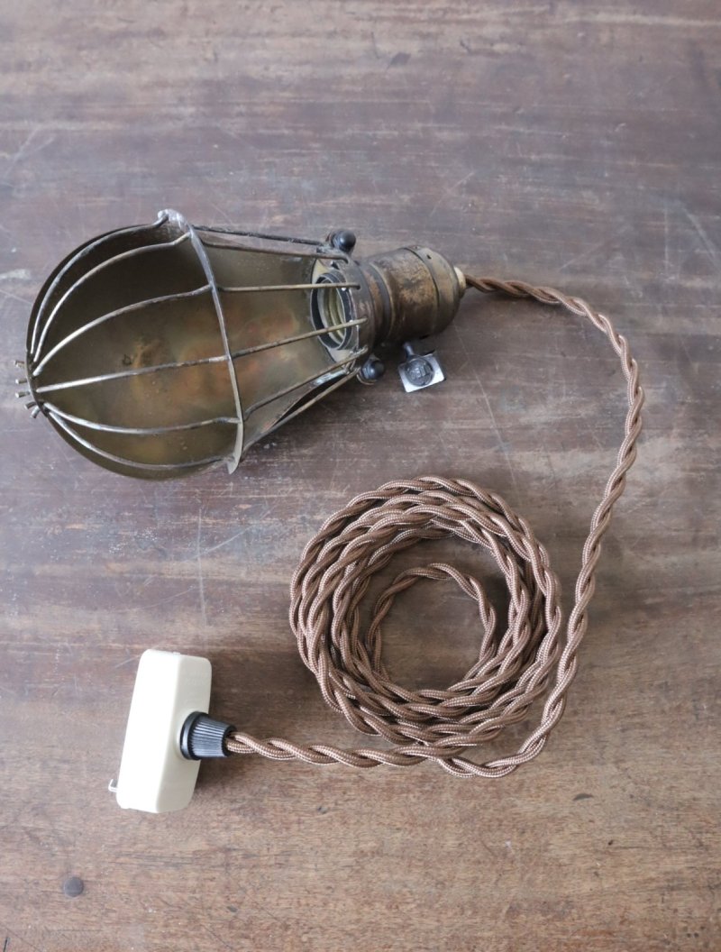 画像1: No.103 真鍮ガード付きペンダントライト