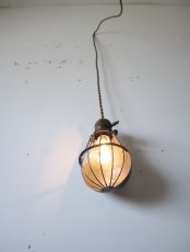 画像18: No.103　真鍮ガード付きペンダントライト (18)