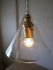 画像9: No.106　ガラス漏斗のペンダントライト(中) (9)
