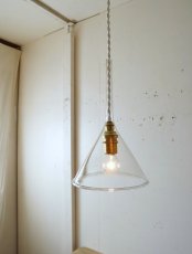 画像5: No.105　ガラス漏斗のペンダントライト(大) (5)