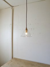 画像22: No.105　ガラス漏斗のペンダントライト(大) (22)