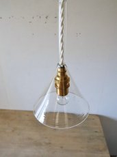 画像12: No.106　ガラス漏斗のペンダントライト(中) (12)