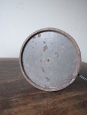 画像21: No.104　乳白ガラスのグローブ付きスタンドライト (21)