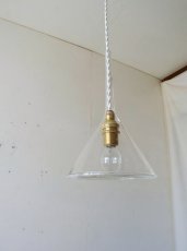 画像11: No.105　ガラス漏斗のペンダントライト(大) (11)