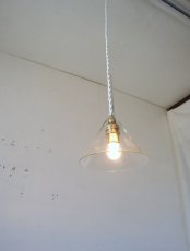 画像8: No.106　ガラス漏斗のペンダントライト(中) (8)