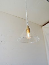 画像6: No.105　ガラス漏斗のペンダントライト(大) (6)