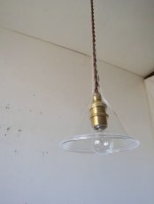 画像26: No.106　ガラス漏斗のペンダントライト(中) (26)