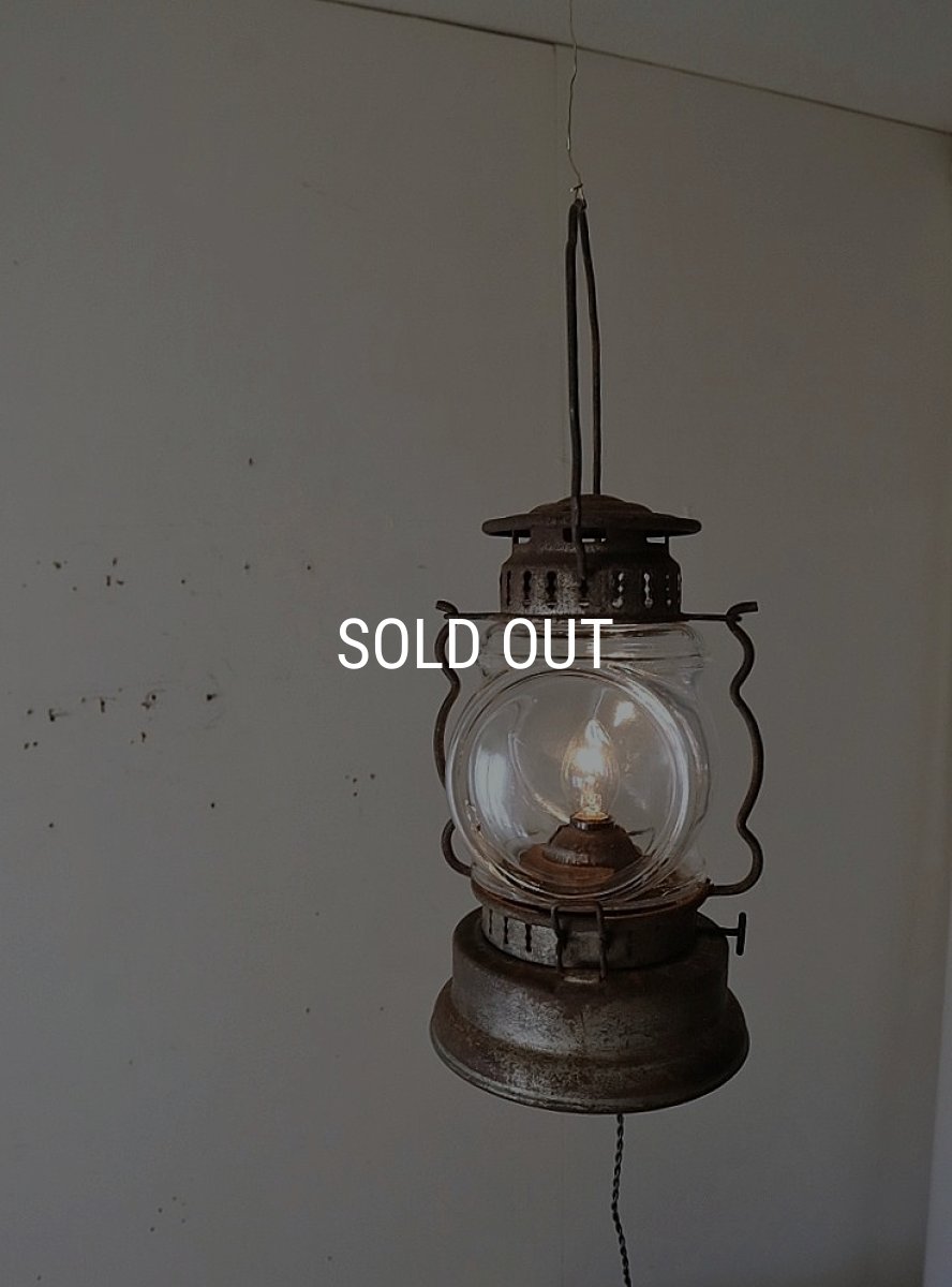 画像1: No.108　オイルランタンの小型ランプ (1)