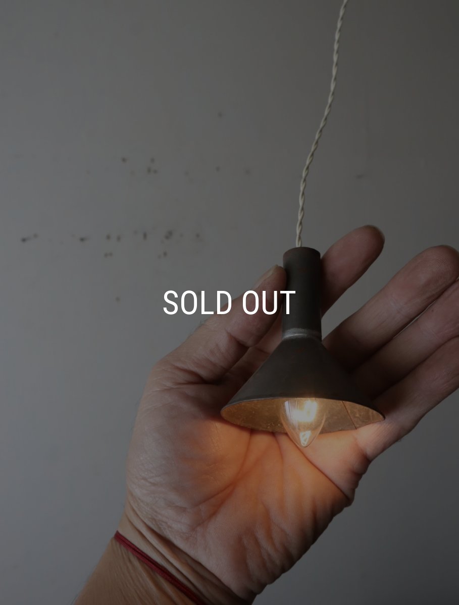 画像15: No.110　ブリキ漏斗のペンダントライト (15)