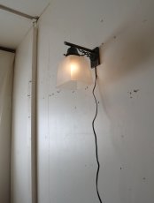 画像6: No.111　磨りガラスのブラケットライト (6)