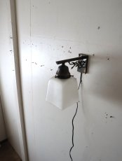 画像15: No.111　磨りガラスのブラケットライト (15)