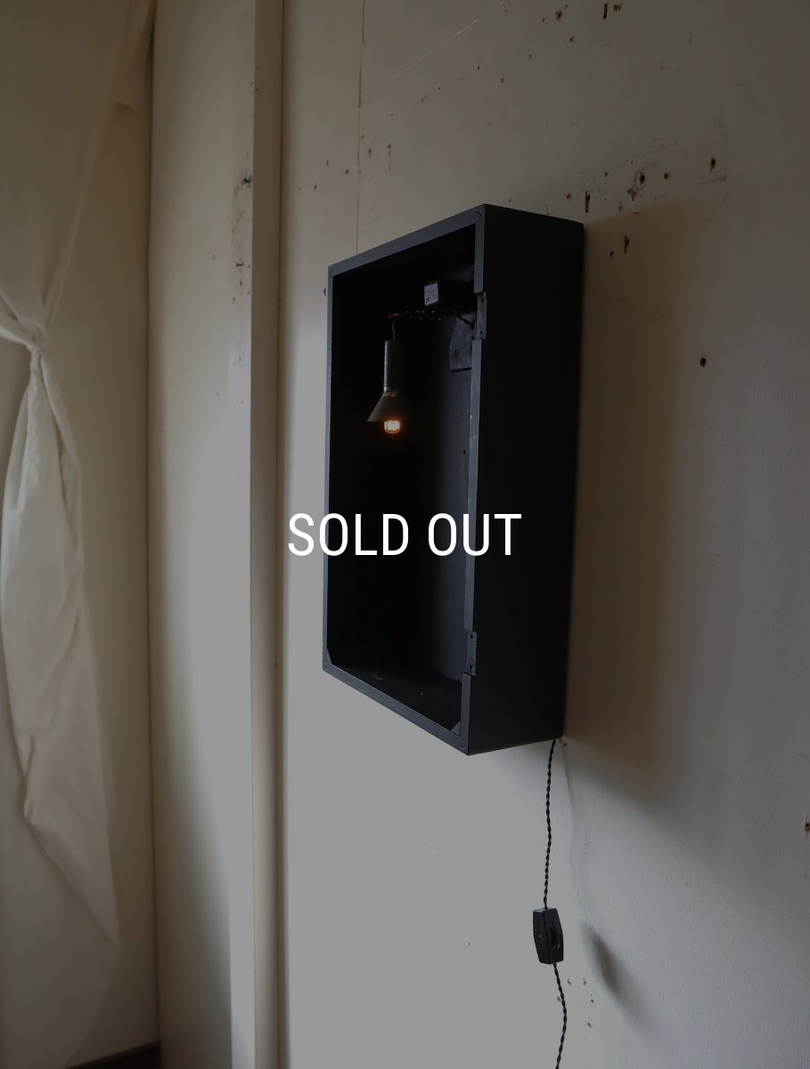 画像7: No.119　時計木箱の壁掛け飾り棚 (7)