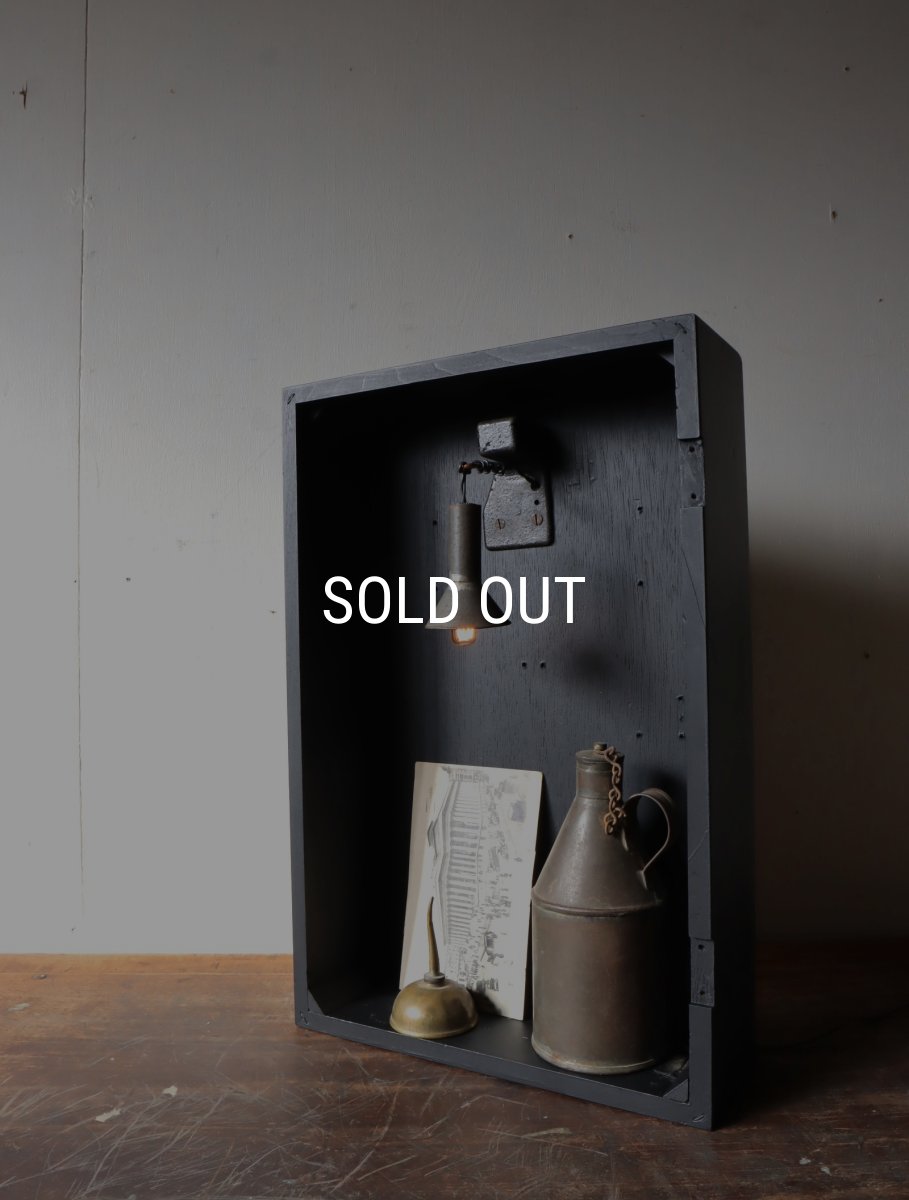 画像17: No.119　時計木箱の壁掛け飾り棚 (17)