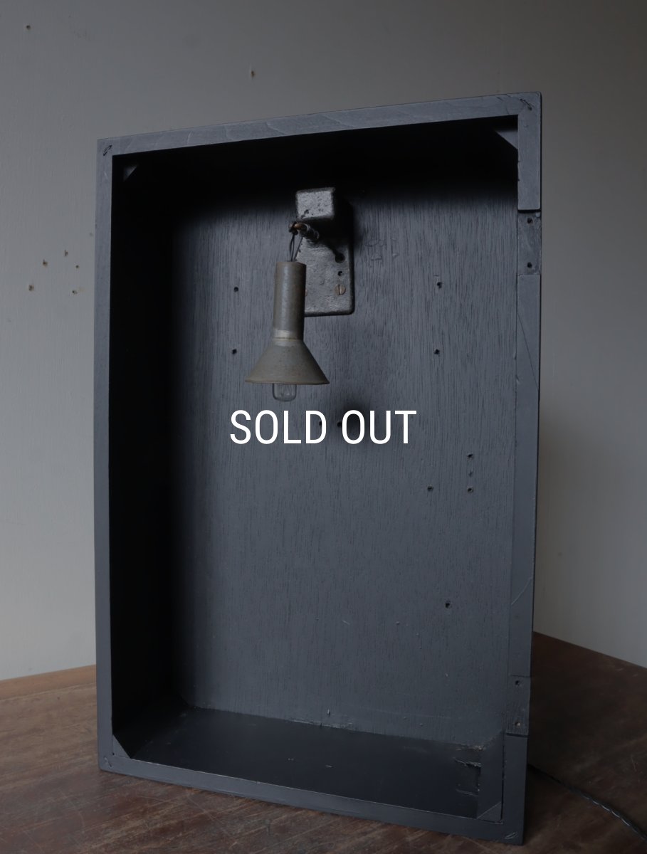 画像18: No.119　時計木箱の壁掛け飾り棚 (18)