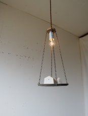 画像3: No.125　真鍮皿のペンダントライト (3)