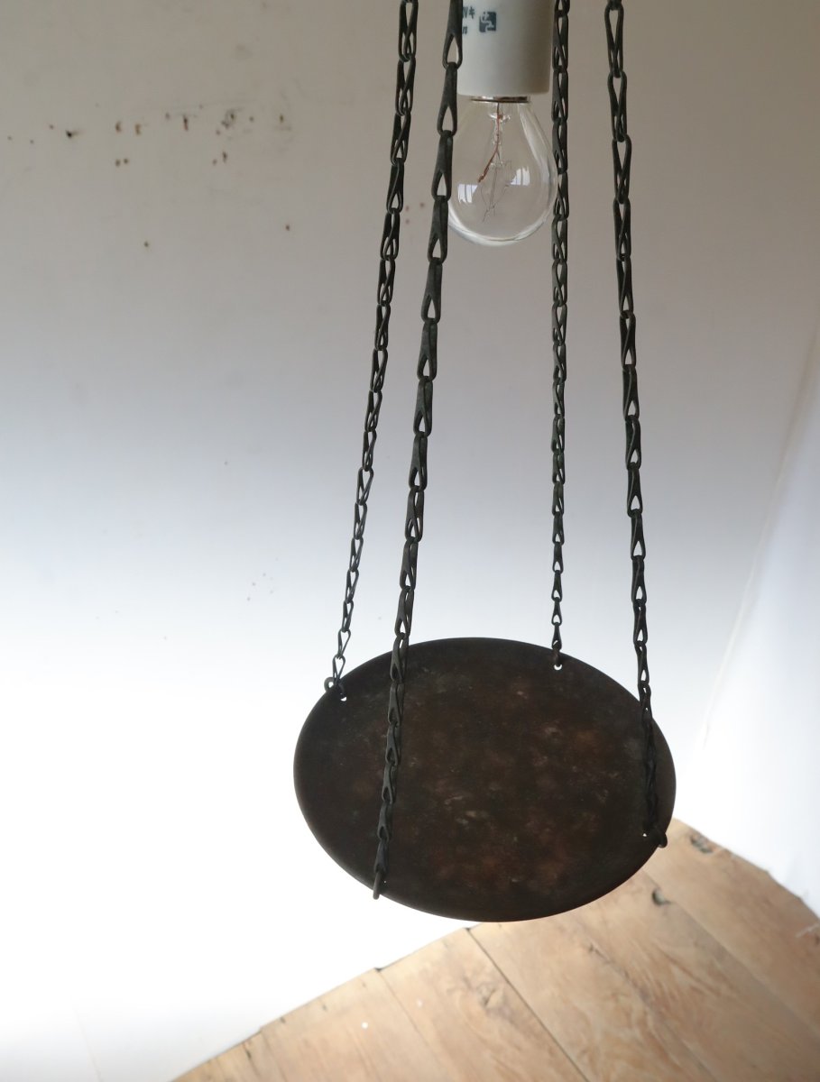 画像15: No.126　真鍮皿のペンダントライト (15)