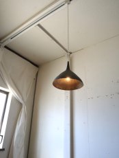 画像4: No.122　銅製漏斗のペンダントライト (4)