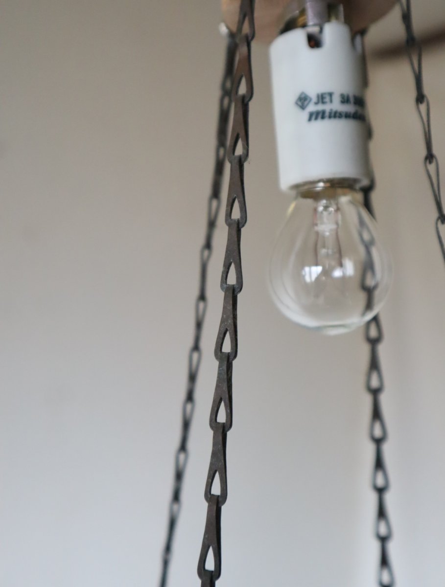 画像18: No.124　真鍮皿のペンダントライト (18)