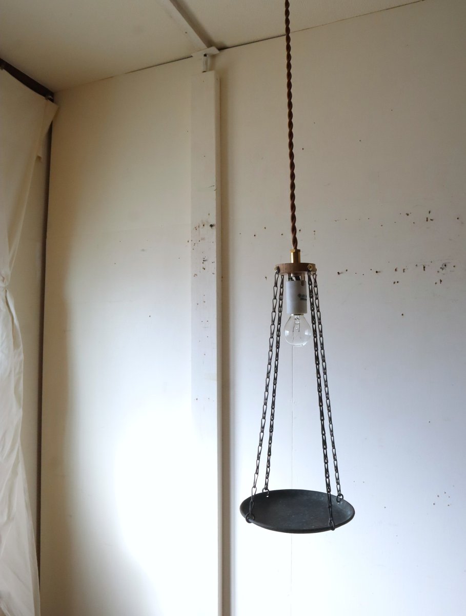 画像16: No.125　真鍮皿のペンダントライト (16)