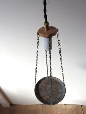 画像17: No.126　真鍮皿のペンダントライト (17)