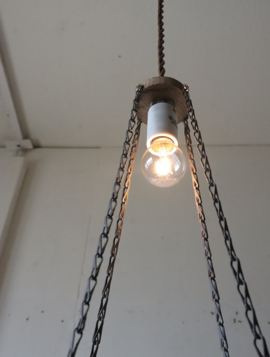 画像15: No.125　真鍮皿のペンダントライト (15)