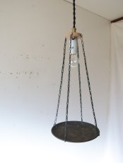 画像11: No.126　真鍮皿のペンダントライト (11)