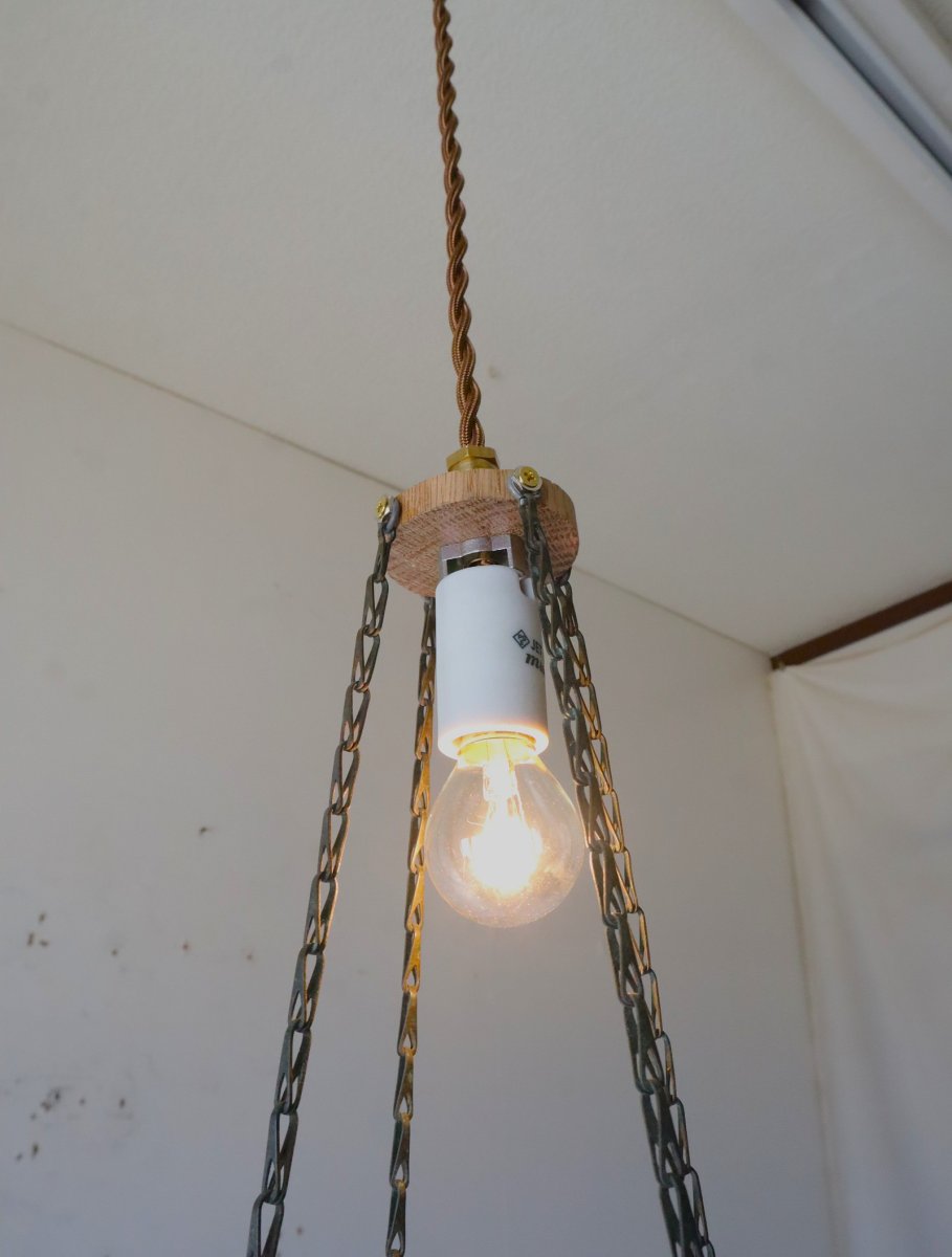 画像12: No.123　真鍮皿のペンダントライト (12)