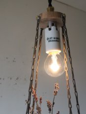 画像10: No.124　真鍮皿のペンダントライト (10)