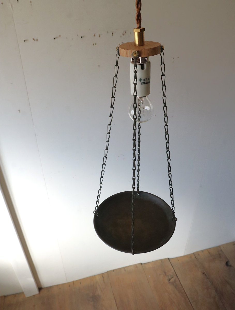 画像14: No.123　真鍮皿のペンダントライト (14)