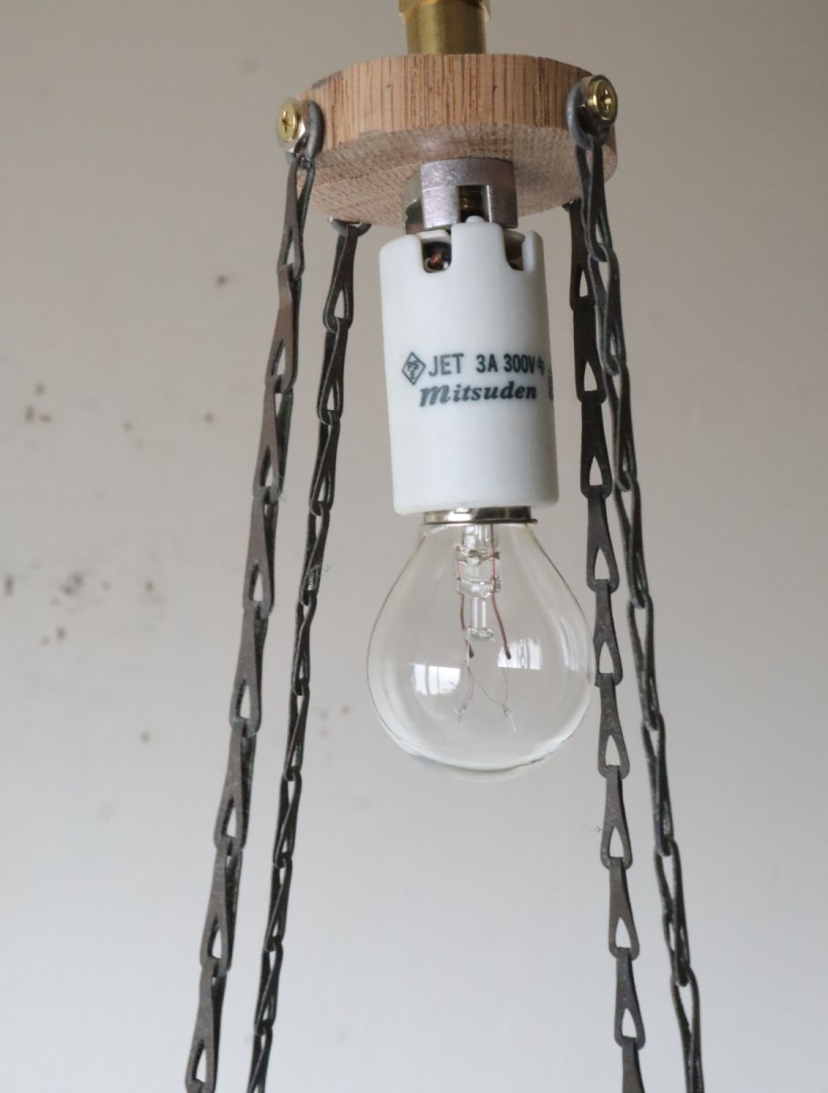 画像17: No.124　真鍮皿のペンダントライト (17)