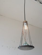 画像4: No.124　真鍮皿のペンダントライト (4)