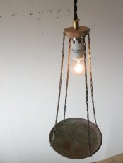 画像12: No.124　真鍮皿のペンダントライト (12)