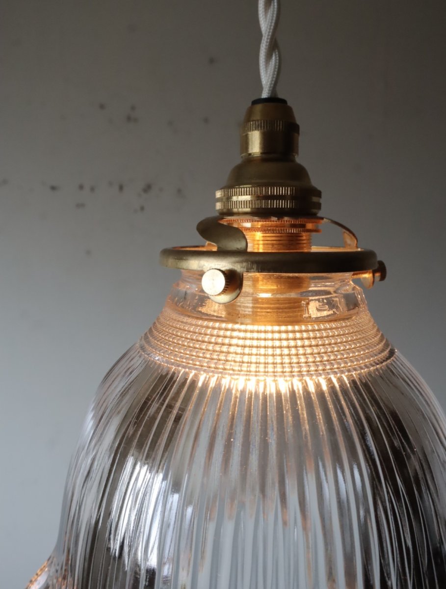 画像15: No.129　ホロフェーンUKシェードのペンダントライト (15)