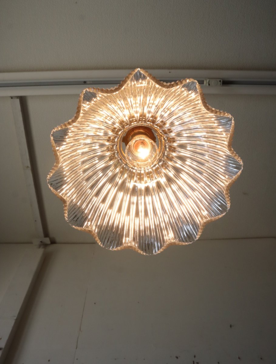 画像11: No.128　ホロフェーンシェードのペンダントライト (11)