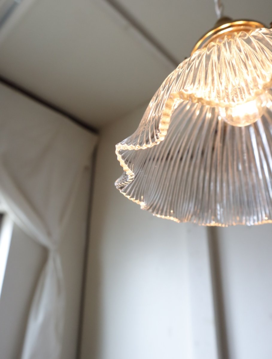 画像13: No.128　ホロフェーンシェードのペンダントライト (13)