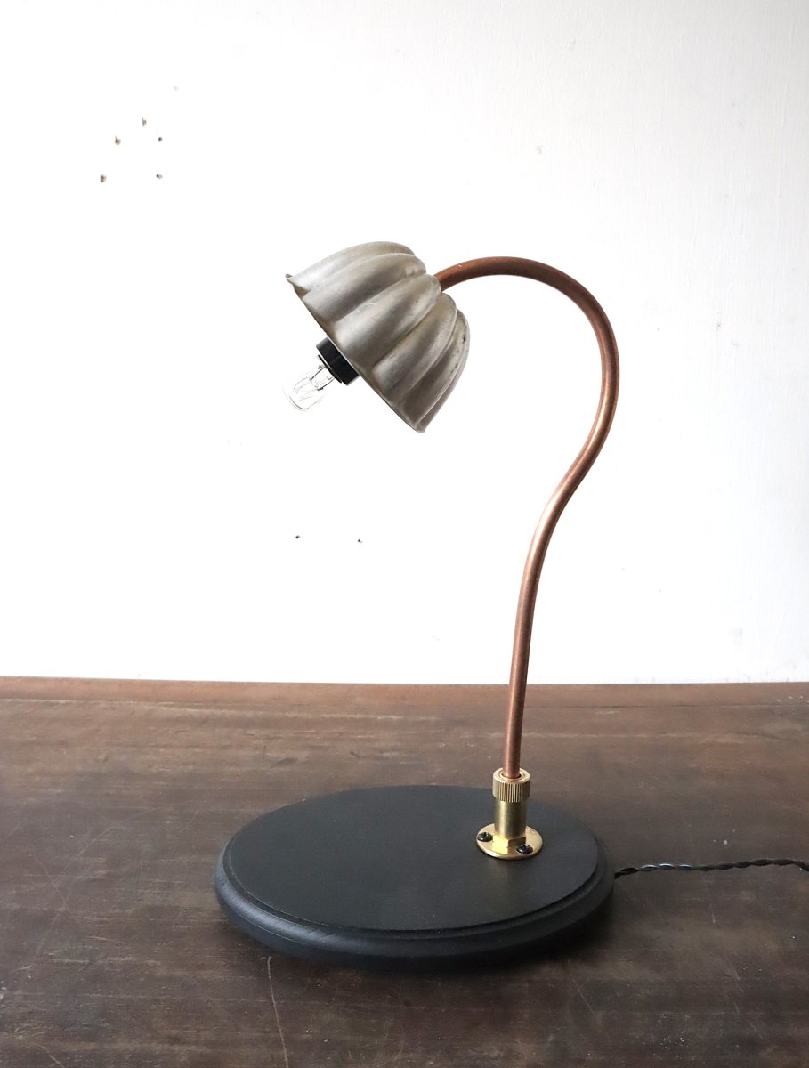 画像10: No.131　アルミ菓子型のスタンドライト (10)