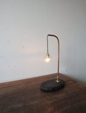 画像5: No.130　ガラス漏斗のスタンドライト (5)