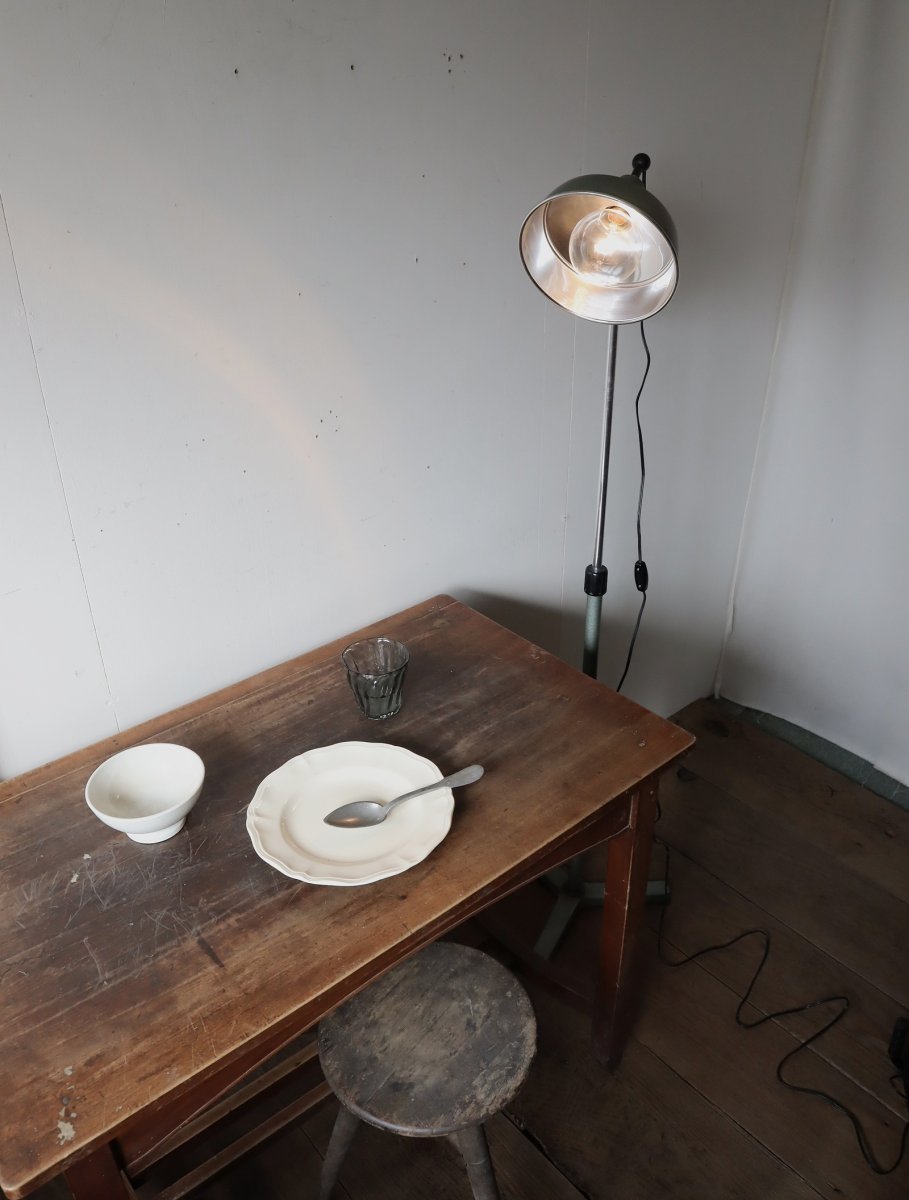 画像3: No.132　鉄脚のフロアランプ (3)